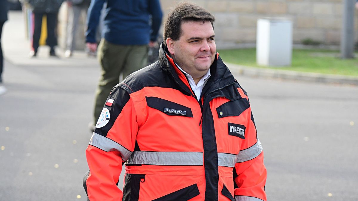 Łukasz Pach, dyrektor Wojewódzkiego Pogotowia Ratunkowego w Kato