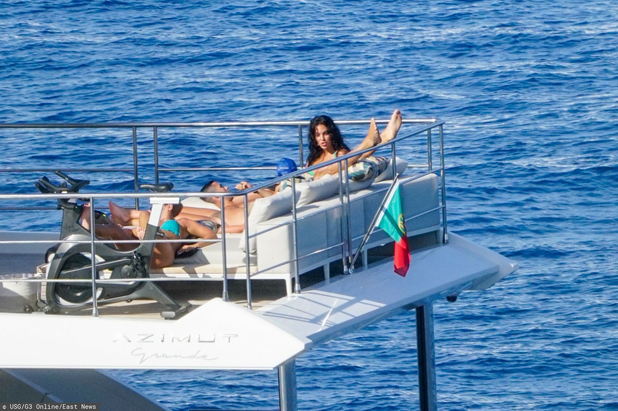 Cristiano Ronaldo i Georgina Rodriguez na jachcie
