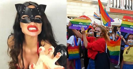 Małgorzata Godlewska przebrana za kobietę-kota wspiera małżeństwa homoseksualne: "TO WASZE ŻYCIE!"