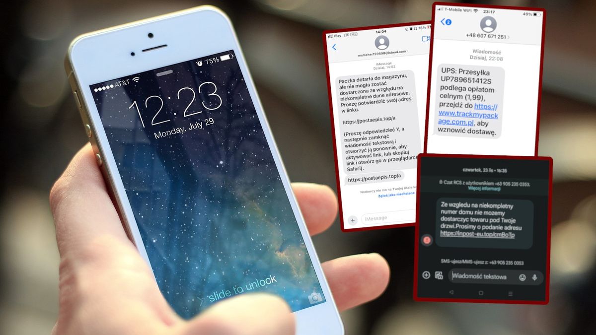 Uwaga na SMS-y o paczkach