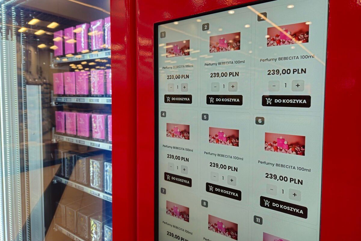 Automat z perfumami Skolima w galerii VIVO! Lublin