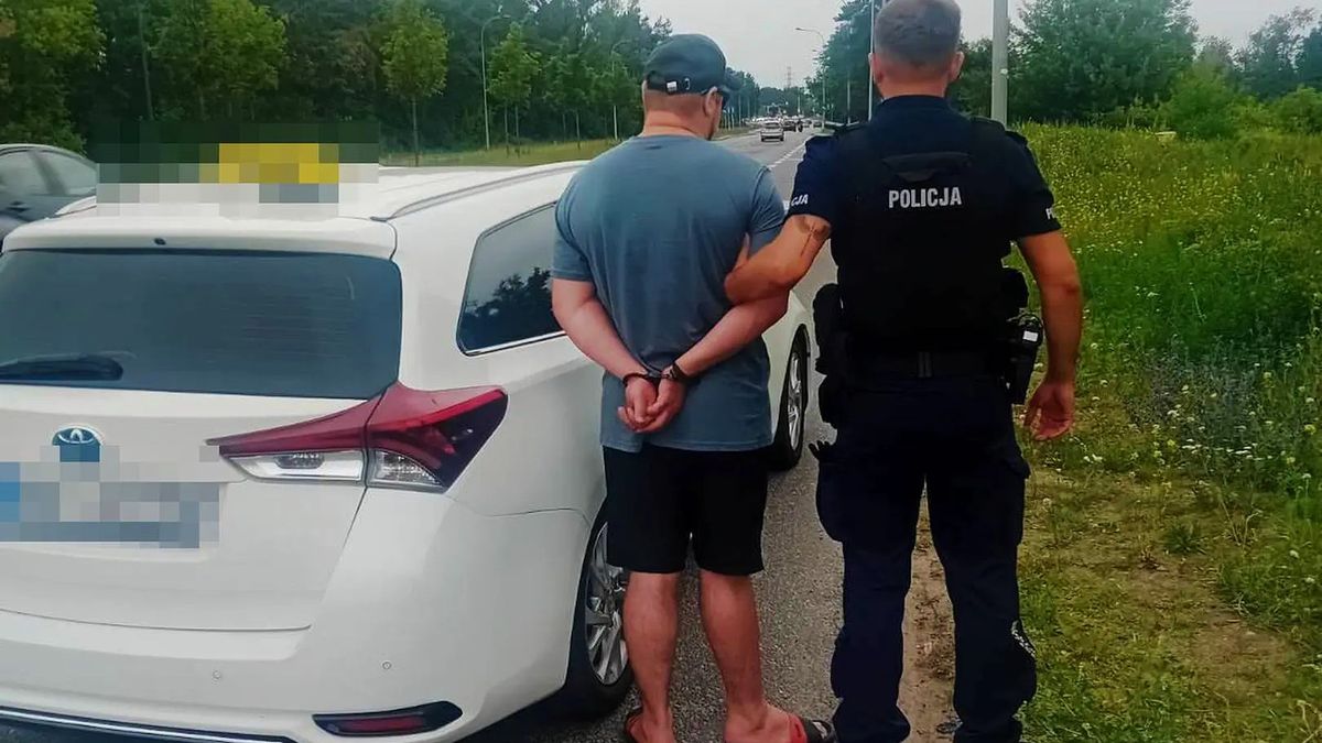 Zatrzymanie kierowcy przewozu osób na aplikację po kontroli