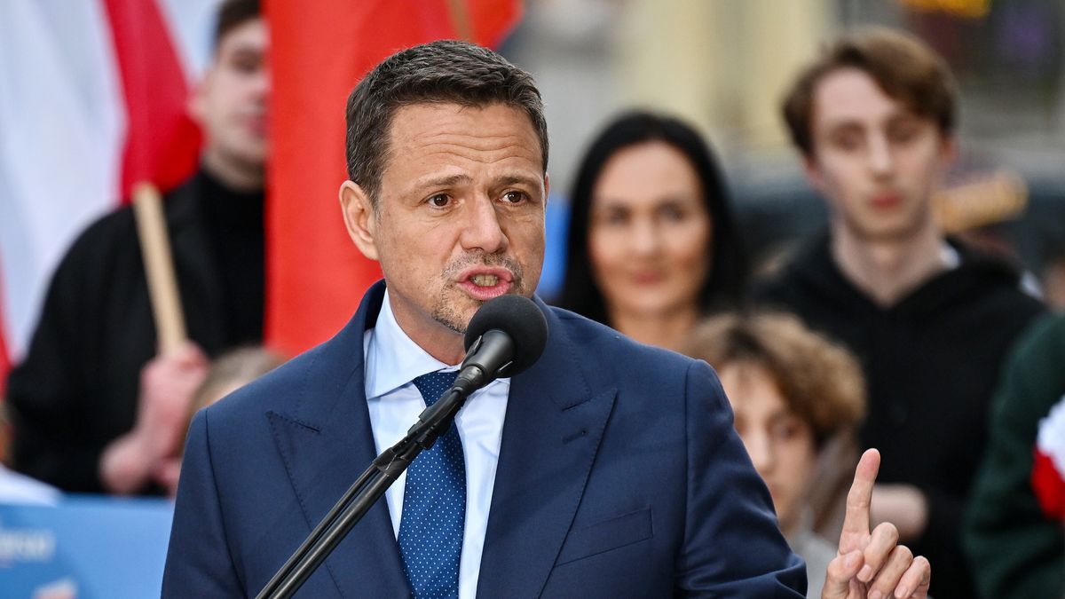 Rafa� Trzaskowski
Elbl�g, 30.05.2025. Wybory prezydenta RP - kampania przed II tur�. Spotkanie wyborcze kandydata KO w drugiej turze wybor�w prezydenta RP, prezydenta Warszawy Rafa�a Trzaskowskiego przy Ratuszu Staromiejskim w Elbl�gu, 30 bm. Przemawia Rafa� Trzaskowski. (jm) PAP/Marcin Gadomski
Marcin Gadomski
kampania, Koalicja Obywatelska, Platforma, polityk, polityka, prezydencka, prezydenckie, przedsi�biorcy, spotkanie, spotkanie spotkania, wyborcza, wybory, ostatni dzie� kampanii, wiec wyborczy