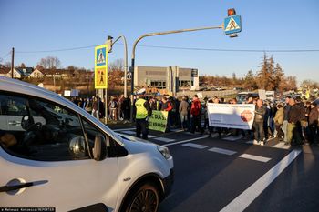 Protest na zakopiance. Tworzą się korki