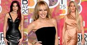 BRIT Awards 2024: Dua Lipa w skórze, Ellie Goulding z odkrytym brzuchem i Kylie Minogue (ZDJĘCIA)