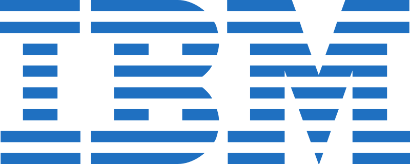 Obecne logo IBM-u (Fot. Wikipedia/IBM)