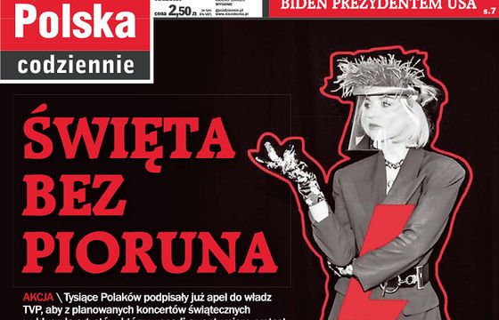 „GPC” nagłaśnia apel do TVP, by z koncertów świątecznych wykluczyć artystów popierających Strajk Kobiet