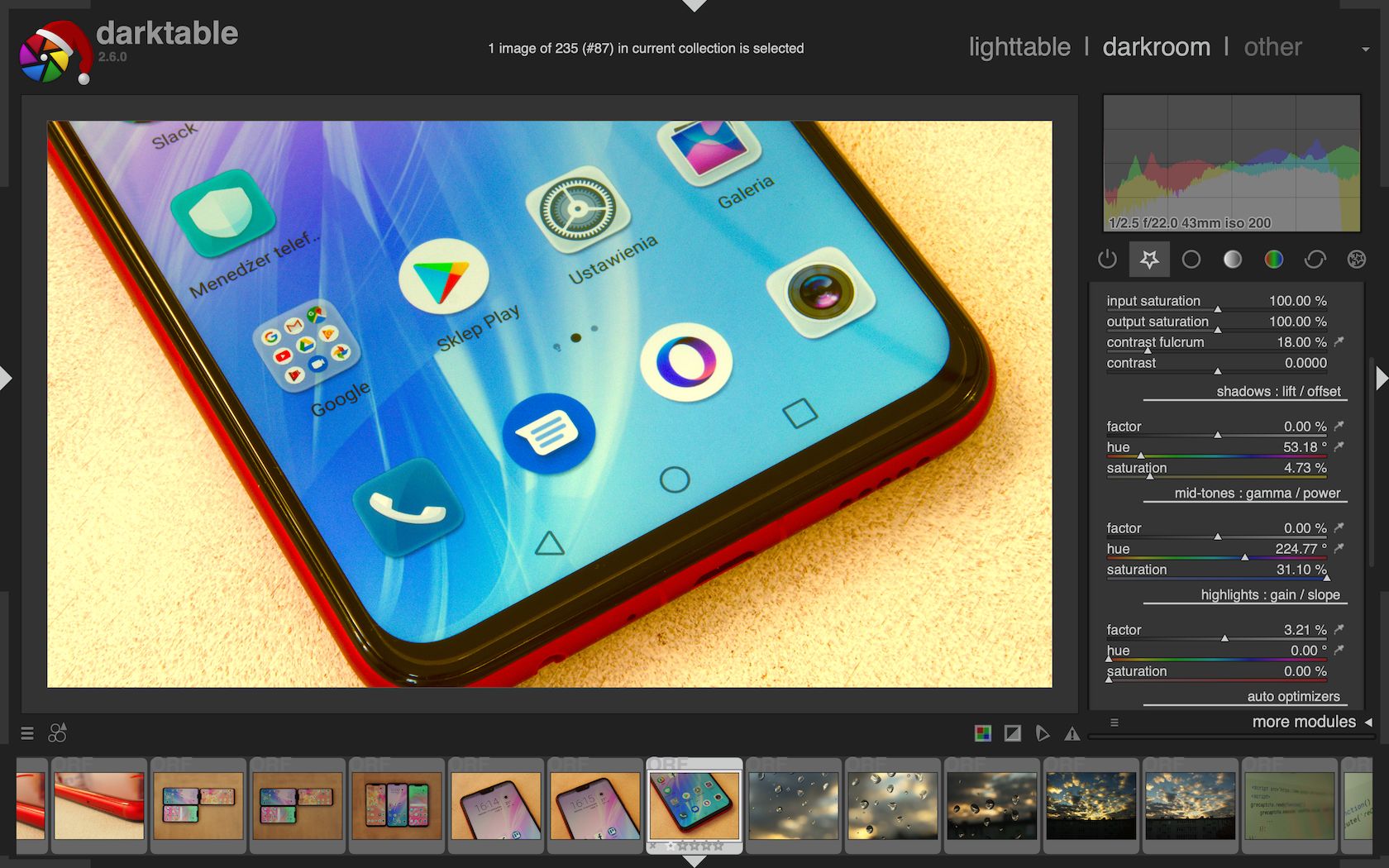 Darktable 2.6.0 wprowadza zaawansowane możliwości retuszu 5