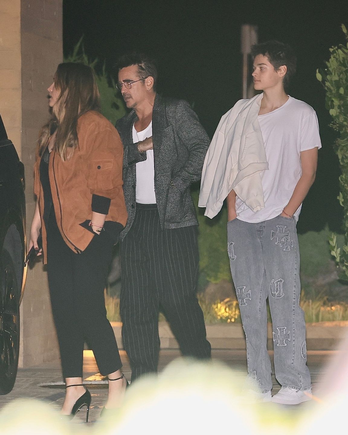 Alicja Bachleda-Curuś i Colin Farrell z synem w Malibu