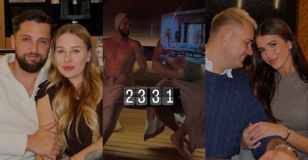 Andziaks i Luka na podwójnej randce z Roksaną Węgiel i Kevinem Mglejem. Potem panowie wylądowali w saunie (FOTO)