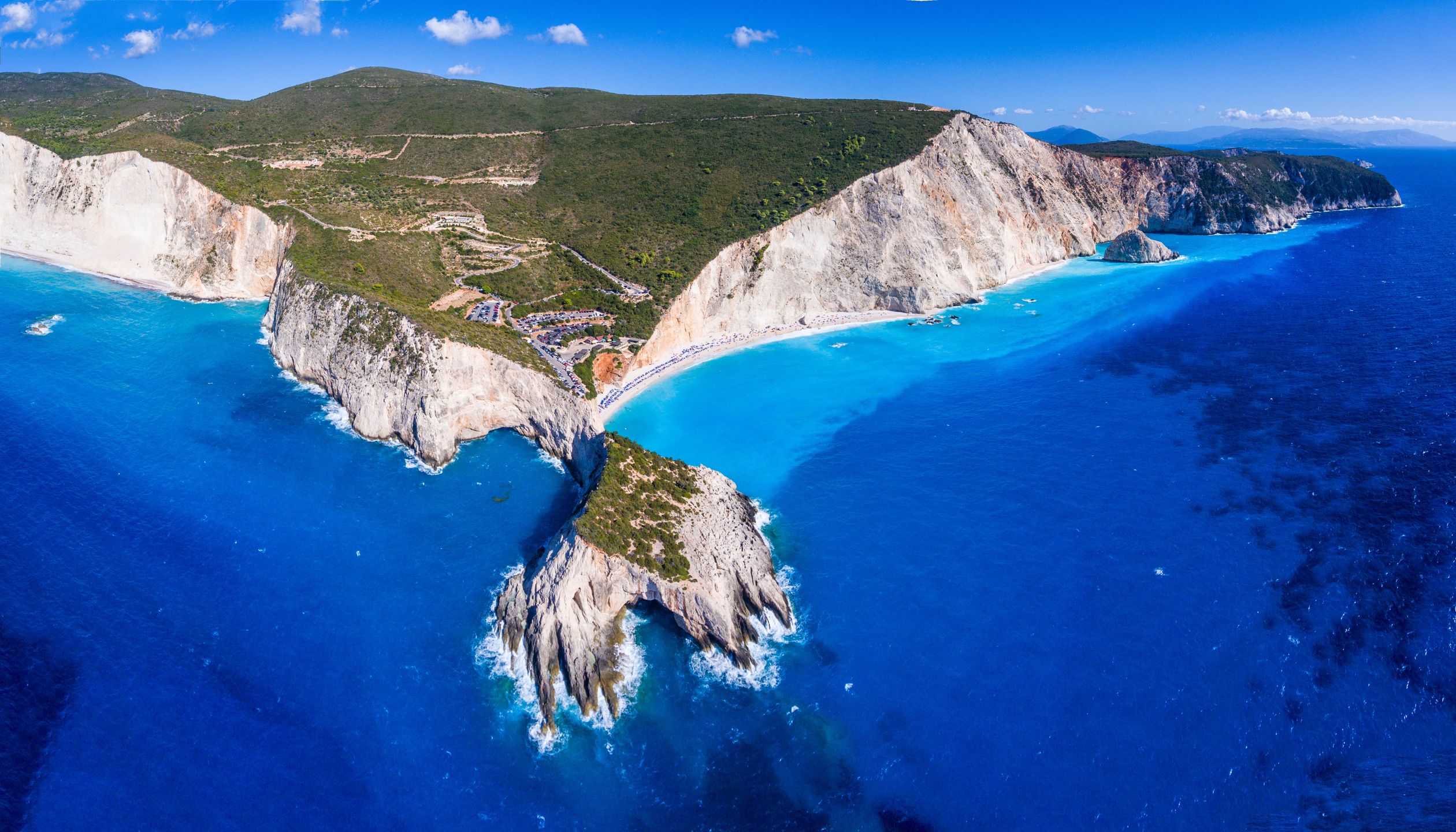 Plaża Porto Katsiki zachwyca położeniem