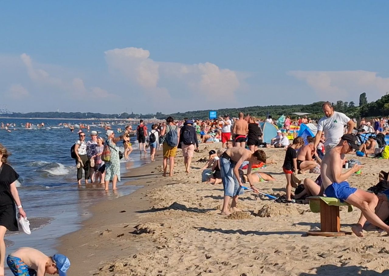 Tłumy to mało powiedziane. W barze zabrakło frytek