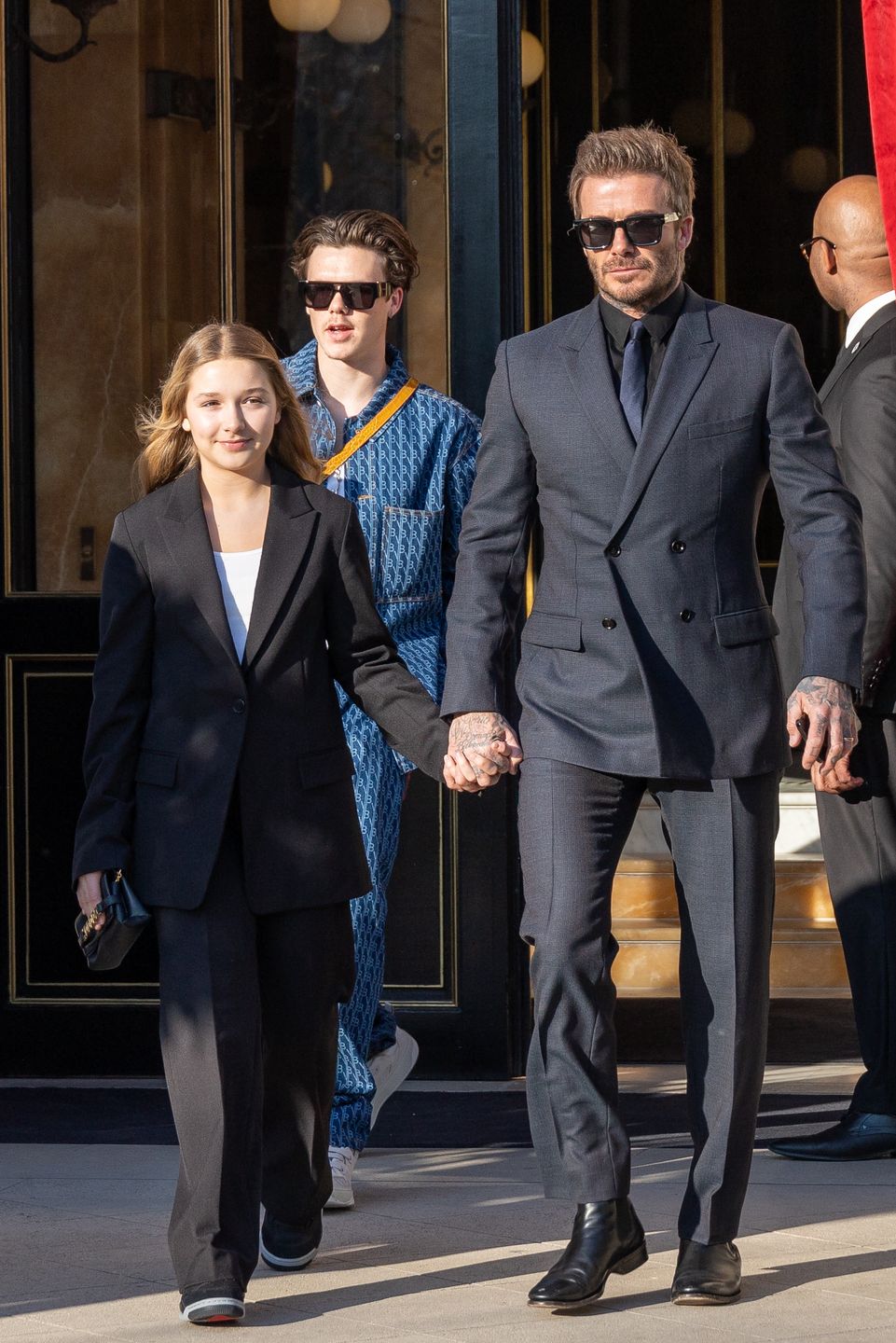 David Beckham, Cruz Beckham i Harper Beckham