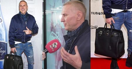 Krzysztof Gojdź dotarł na event PRYWATNYM samolotem i pozował z torbą za 120 tys. zł. "To kwota, którą można zarobić w ciągu jednego dnia"