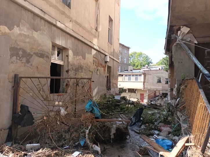 Lądek-Zdrój po powodzi. Zdjęcia z 19 września