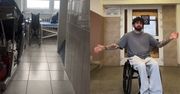 Tiktoker poruszający się na wózku opisał warunki panujące w polskim szpitalu. "Dostałem propozycje umycia się przy łóżku"