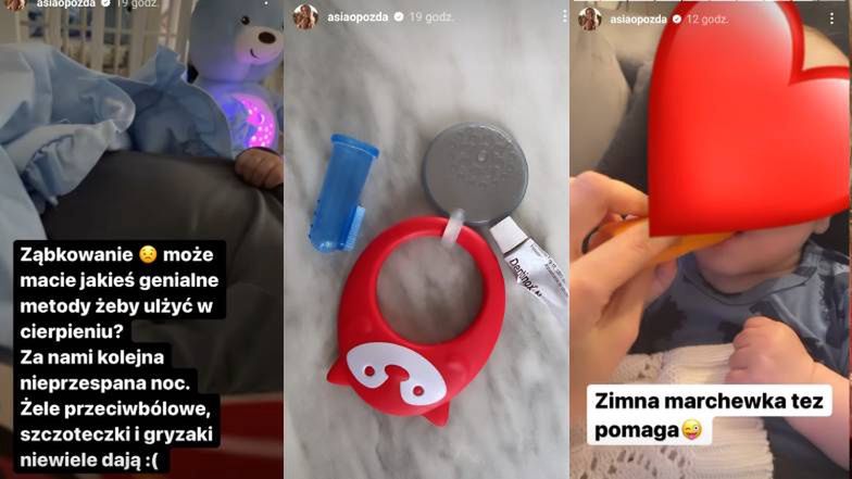 Joanna Opozda rozpacza nad małym Vicnentem: "Za nami kolejna nieprzespana noc"