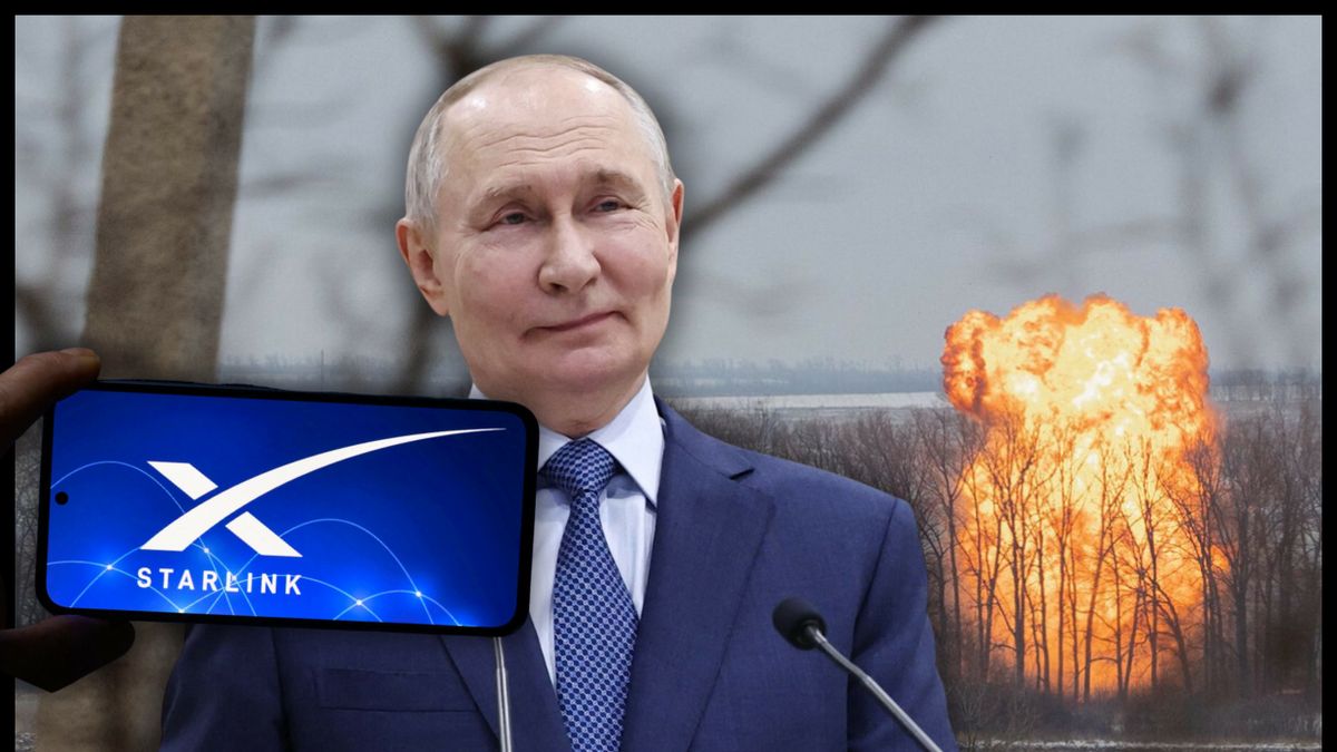 Rosja wykorzystuje systemy Starlink