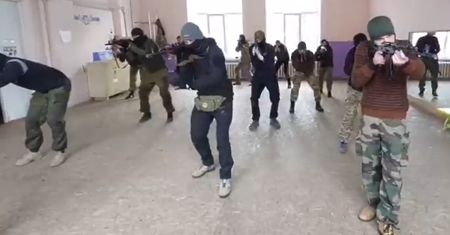 Nagranie obiega sieć. Tak ćwiczą przed walką z Rosjanami