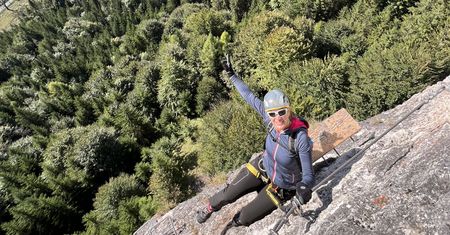 Adrenalina na każdym kroku. "Widzimy tylko pionową skałę"
