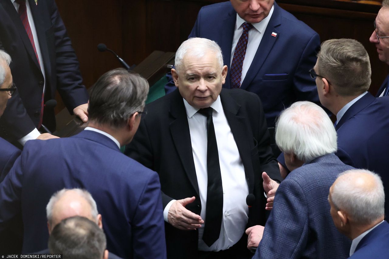 Prezes PiS Jarosław Kaczyński