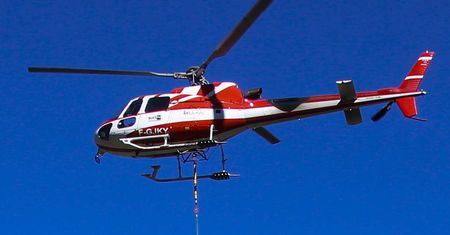 Francja. Wypadek helikoptera w Alpach, przeżyła jedna osoba