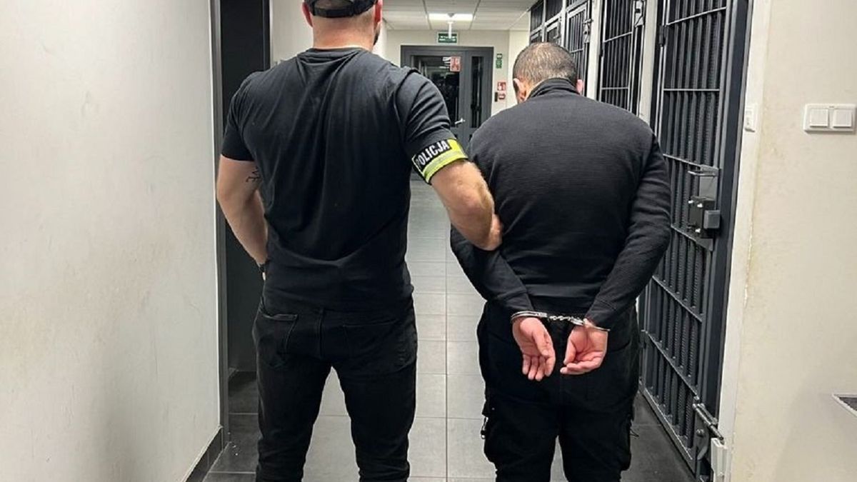 Zatrzymanie 25-letniego Gruzina.