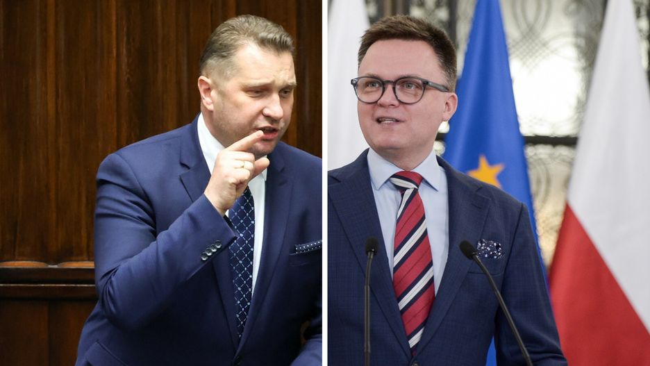 Przemysław Czarnek i Szymon Hołownia