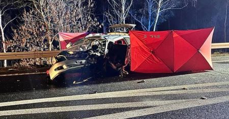 Śmiertelny wypadek na prostej drodze. Jedna osoba nie żyje