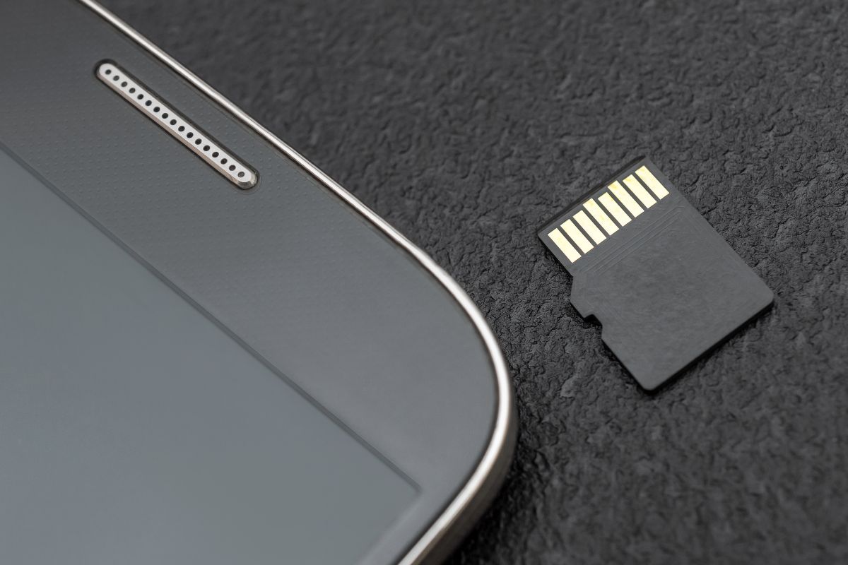 A memory card is a popular way to expand a phone's memory.