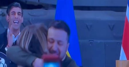 Zaskakujące zachowanie Zełenskiego na konferencji. Jest nagranie