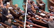 Nie ma popcornu, jest kawa na tacy. Poseł Konfederacji zaskoczył w Sejmie