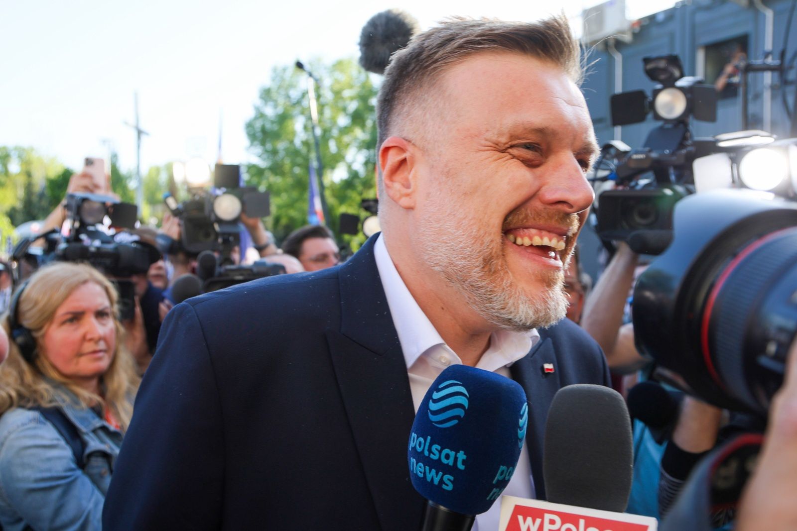 Adrian Zandberg przed debatą "Super Expressu"
