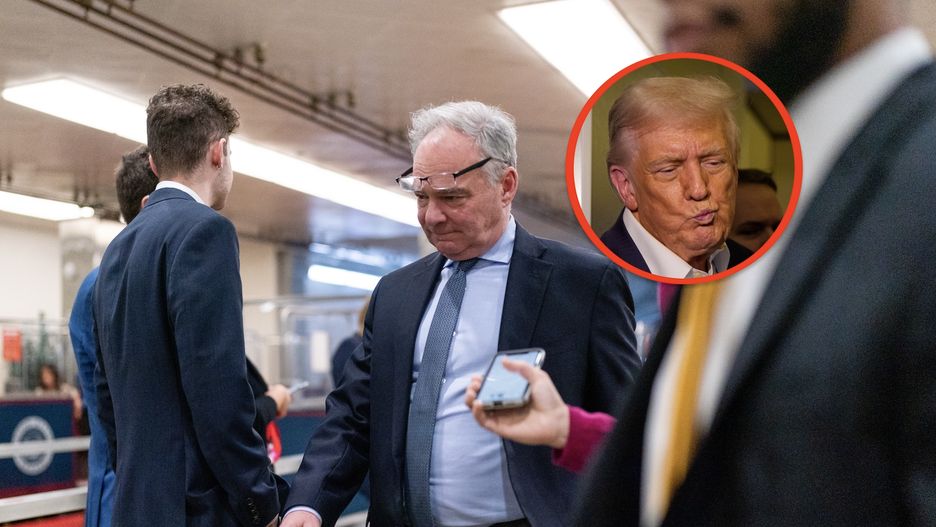 Senator z Partii Demokratów, Tim Kaine