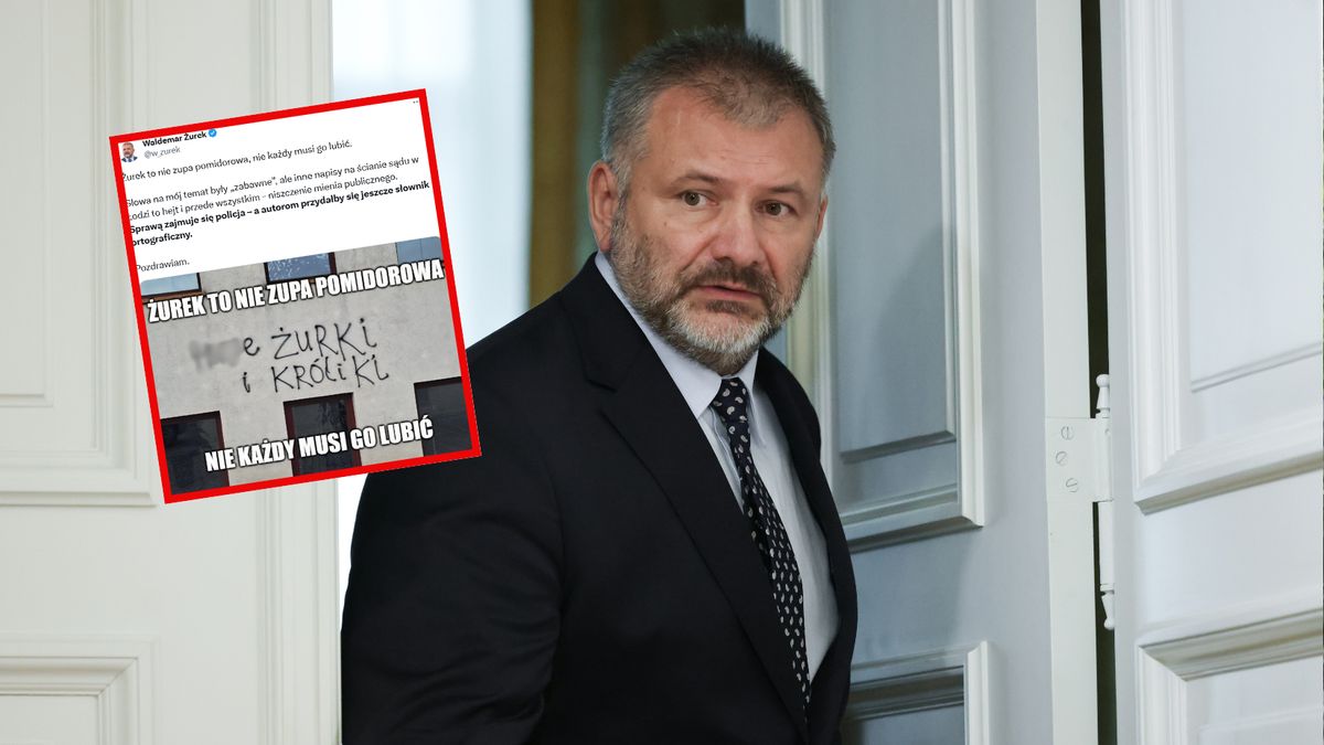 Na budynku sądu w Łodzi pojawiły się wulgarne napisy