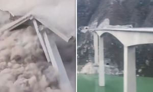 Zawalił się nowy most w Chinach. Runął fragment konstrukcji