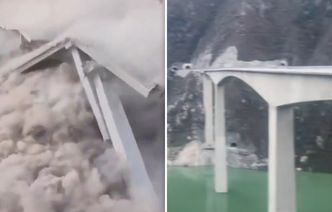 Zawalił się nowy most w Chinach. Runął fragment konstrukcji