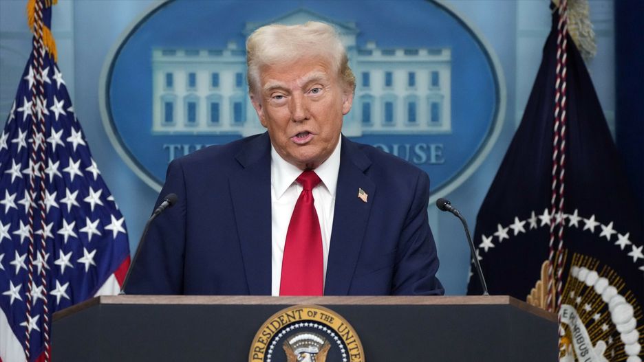 Przem�wienie Donalda Trumpa po katastrofie na rzece Potomac
President Donald Trump speaks in the James Brady Press Briefing Room at the White House, Thursday, Jan. 30, 2025, in Washington. (AP Photo/Alex Brandon)
Alex Brandon