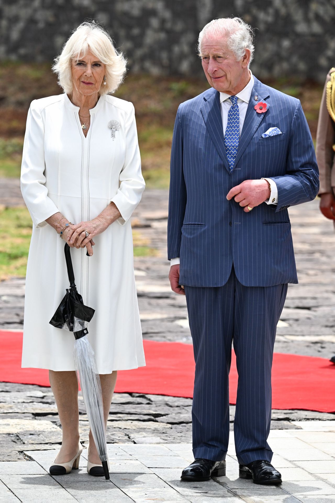 Queen Camilla wore Queen Elizabeth's brooch during her visit to Kenya.