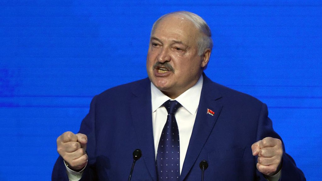 President Putin And President Of Belarus Mark The Anniversary Of The Battle Of Stalingrad
VOLGOGRAD, RUSSIA - APRIL 29 (RUSSIA OUT) Belarusian President Alexander Lukashenko gestures while speaking during the Great Heritage - Common Future Forum, a Russian-Belarusian meeting, dedicated to the anniversary of the Battle of Stalingrad on April 29, 2025 in Volgograd, Russia. Vladimir Putin and Alexander Lukashenko are having a joint visit to Volgograd, former Stalingrad, marking the 80th anniversary of the end of World War II. (Photo by Contributor/Getty Images)
Contributor
