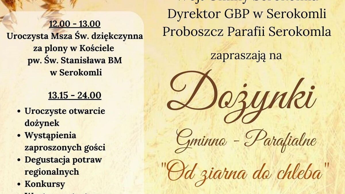 Dożynki w Serokomli 2023