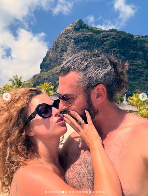 Kaja Paschalska z partnerem