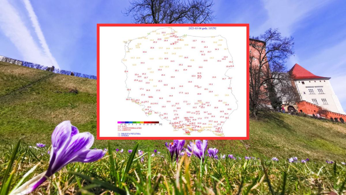 Pogoda w Polsce. Temperatury powyżej 20 stopni