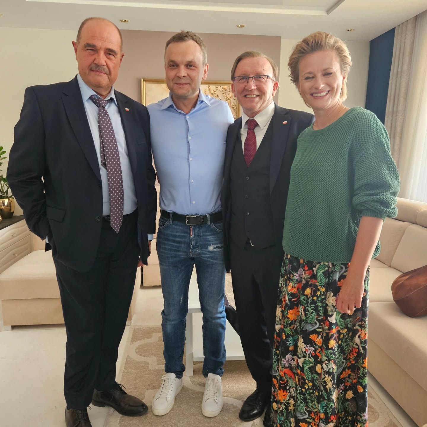 Prezes TVP z obsadą "Rancza"