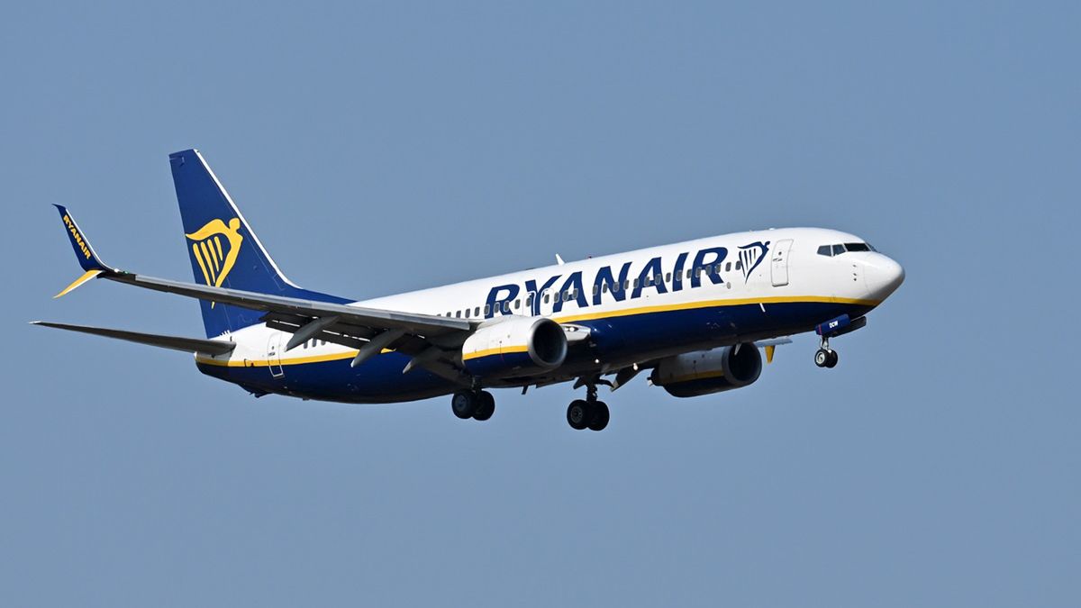 Samolot linii Ryanair lądował awaryjnie.