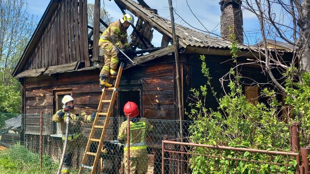 Tragiczny pożar domu nieopodal Radzynia Podlaskiego