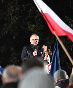 Debata w TVP. Tłumy przed budynkiem