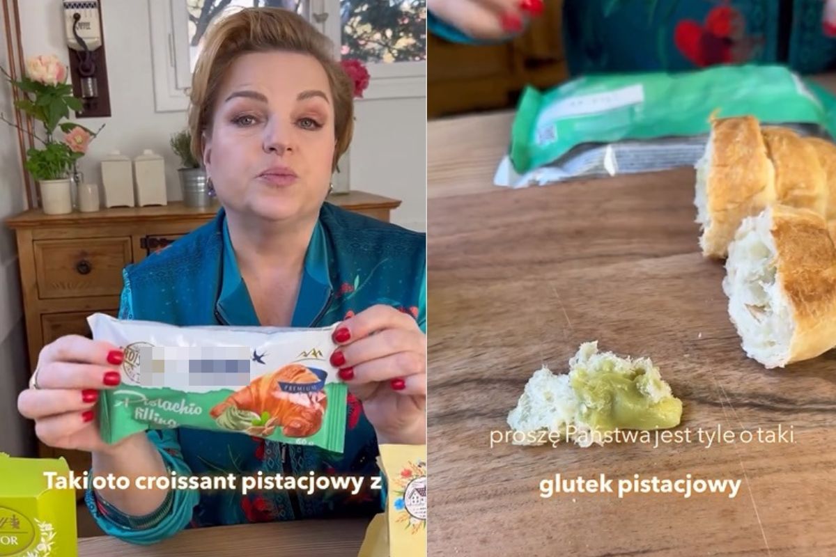 Bosacka krytykuje skład croissanta z pistacjami
