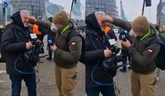 Policja gazem łzawiącym w protestujących rolników. Ucierpiał operator Republiki