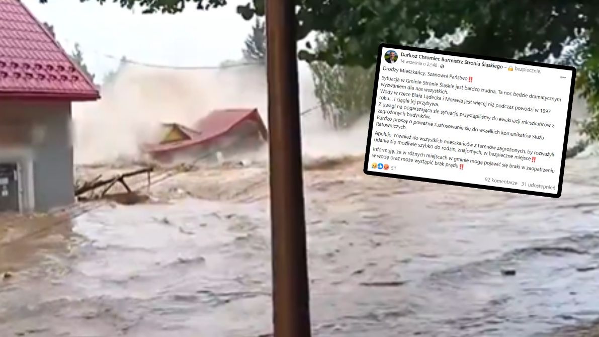 Dramatyczna sytuacja w Stroniu Śląskim
